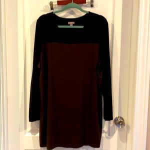 J Jill block color tunic